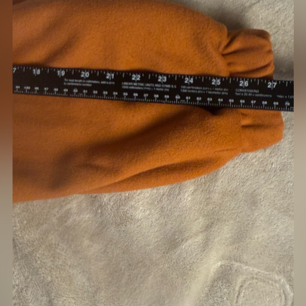 Vintage‎ Danielle Ltd. Rust Oversized Toggle Zippered Coat Jacket Women’s XS? - Picture 9 of 15